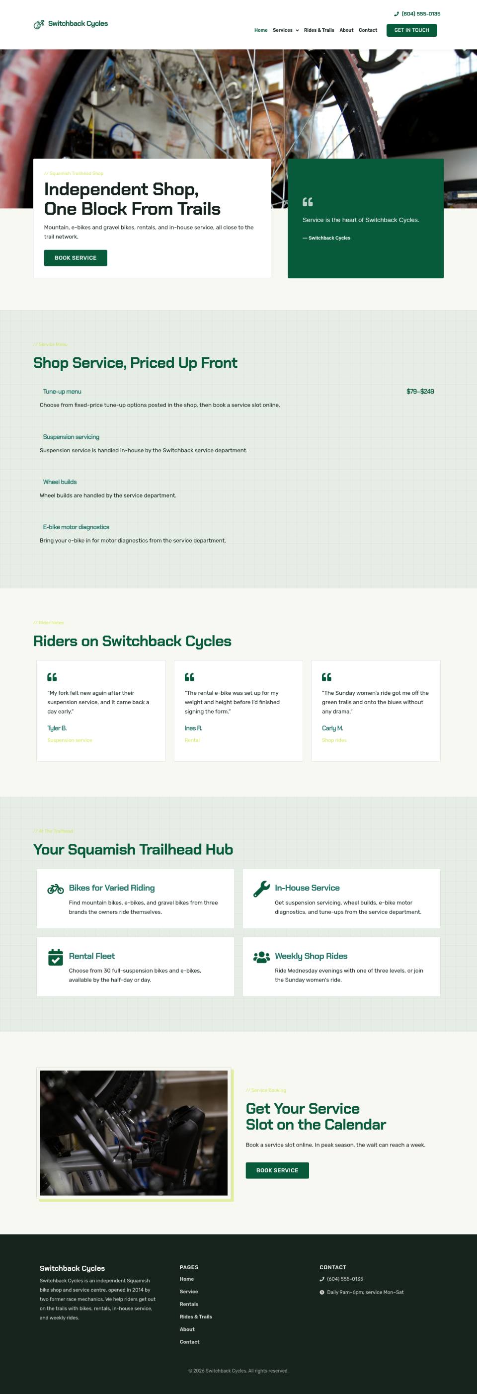 Switchback Cycles